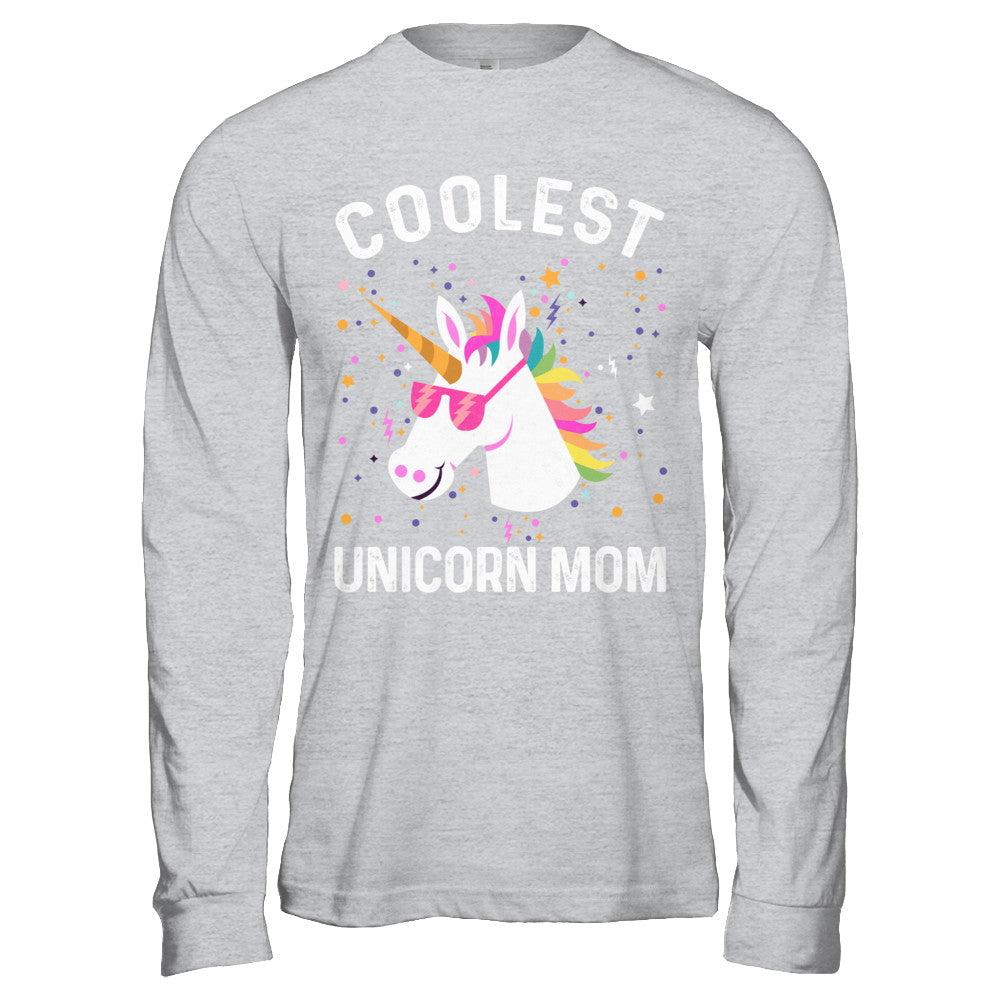 Coolest Unicorn Mom Cute Funny Unicorn Mothers Day T-Shirt & Hoodie | Teecentury.com