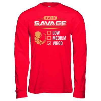 Level Of Savage Virgo T-Shirt & Hoodie | Teecentury.com