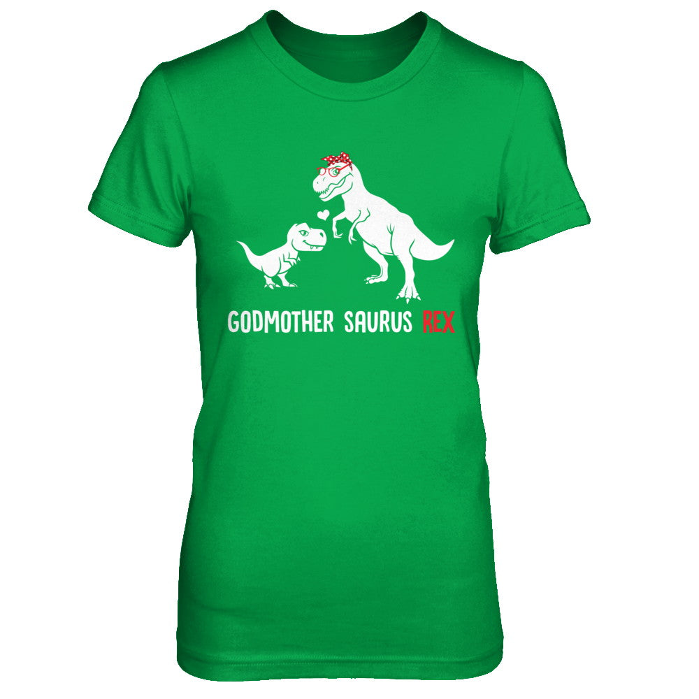 Godmother Saurus T-Rex Dinosaur Gift For God-Mother T-Shirt & Hoodie | Teecentury.com