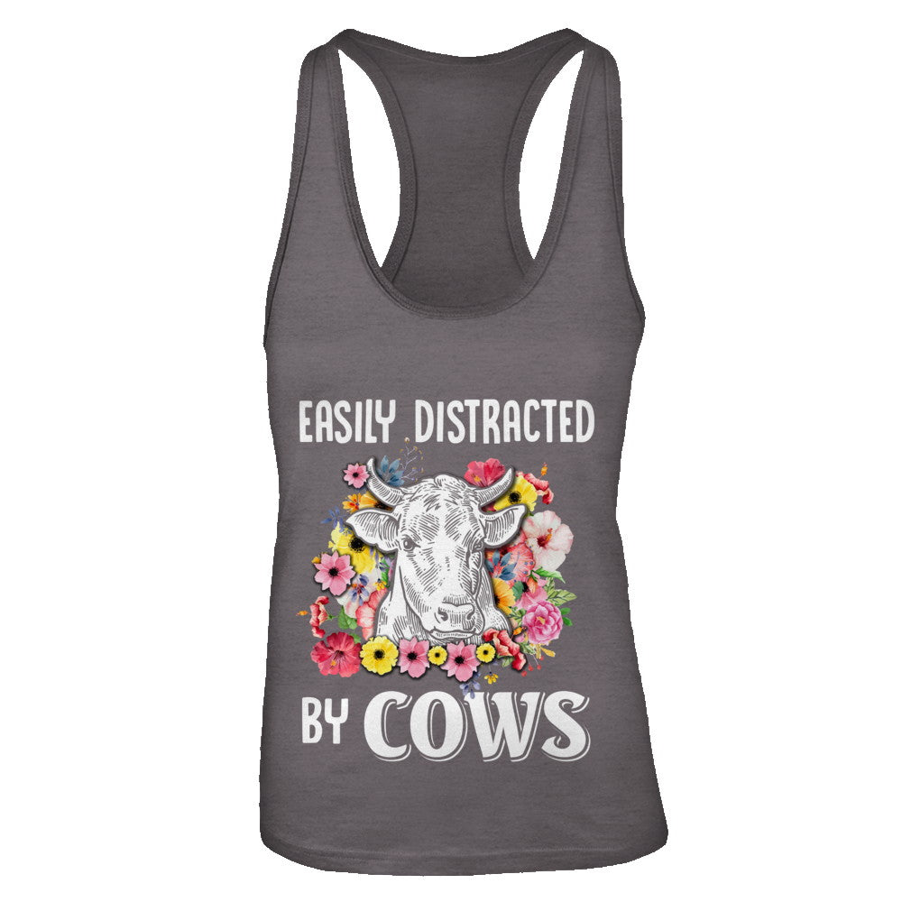 Easily Distracted By Cows T-Shirt & Tank Top | Teecentury.com