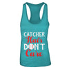 Catcher Hair Don't Care Baseball T-Shirt & Tank Top | Teecentury.com