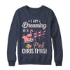 I Am Dreaming Of A Pink Christmas Funny Flamingo T-Shirt & Sweatshirt | Teecentury.com