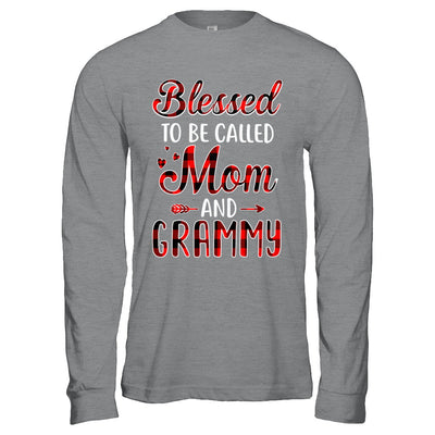 Red Buffalo Plaid Blessed To Be Called Mom And Grammy T-Shirt & Hoodie | Teecentury.com