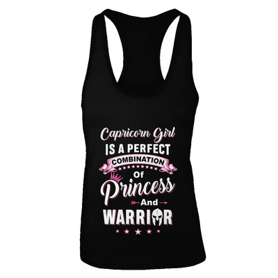 Capricorn Girl Princess Warrior December January Birthday T-Shirt & Tank Top | Teecentury.com