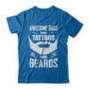 Awesome Dads Have Tattoos And Beards T-Shirt & Hoodie | Teecentury.com