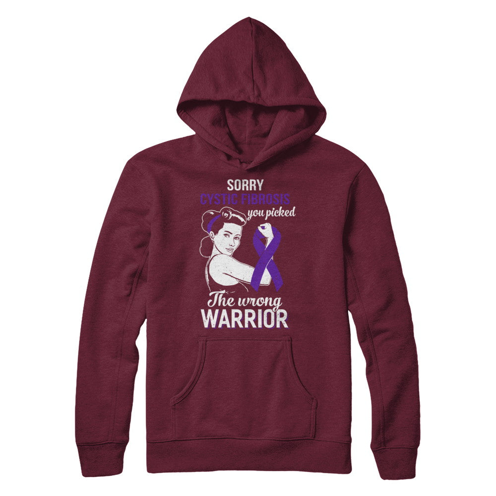 Sorry Cystic Fibrosis You Picked The Wrong Warrior Cystic Fibrosis T-Shirt & Hoodie | Teecentury.com