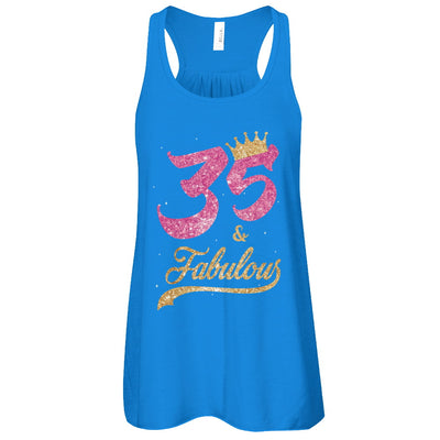 35 And Fabulous 1987 35th Birthday Gift T-Shirt & Tank Top | Teecentury.com