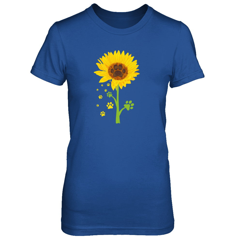 Funny Sunflower Cat Dog Paw Lover T-Shirt & Tank Top | Teecentury.com