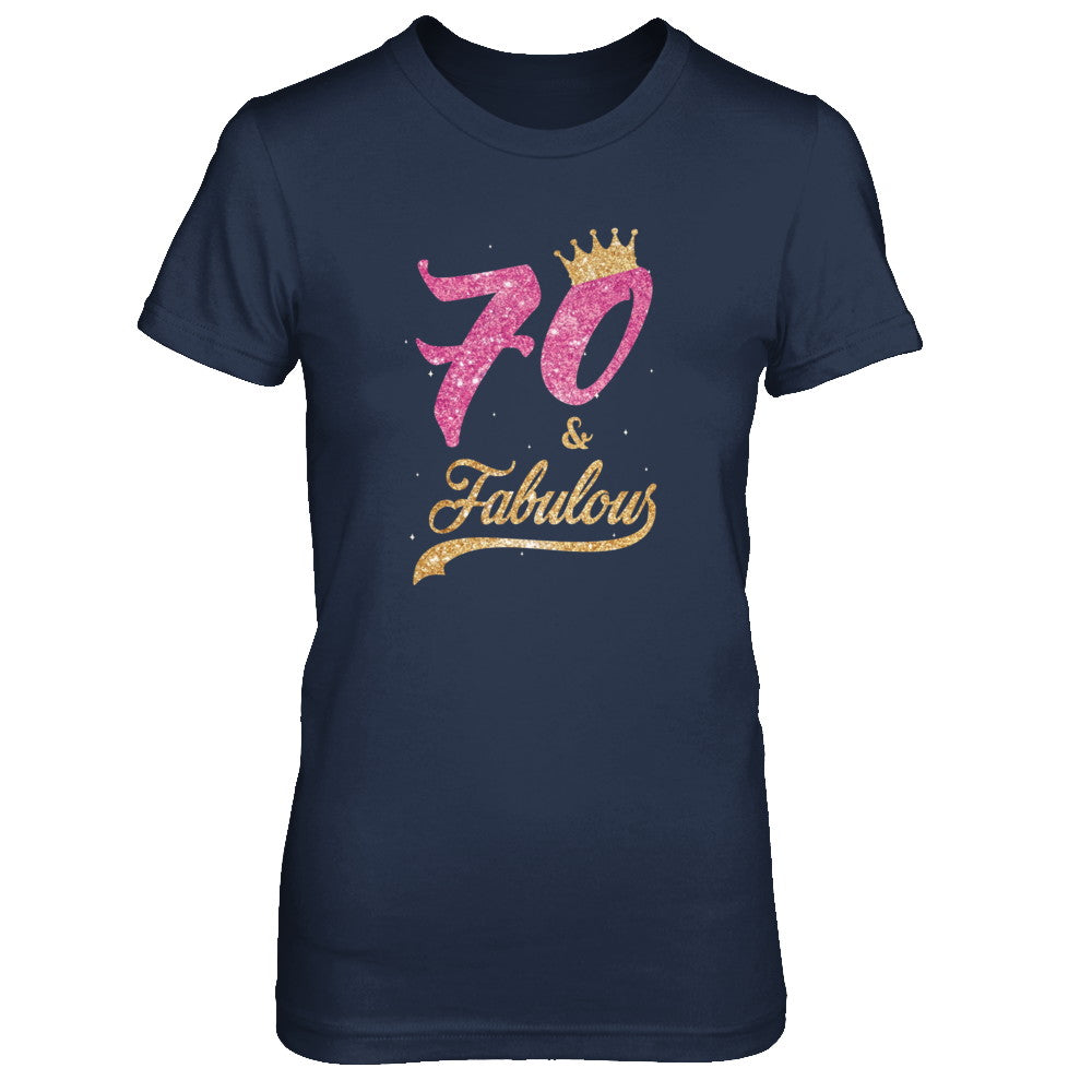 70 And Fabulous 1952 70th Birthday Gift T-Shirt & Tank Top | Teecentury.com