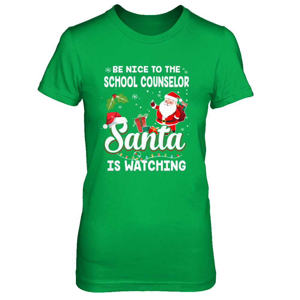 Psychologist Santa Is Watching Christmas Funny Gifts T-Shirt Psychologist Santa Is Watching Christmas Funny Gifts T-Shirt