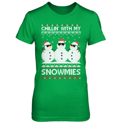 Chillin With My Snowmies Ugly Christmas Sweater T-Shirt & Sweatshirt | Teecentury.com