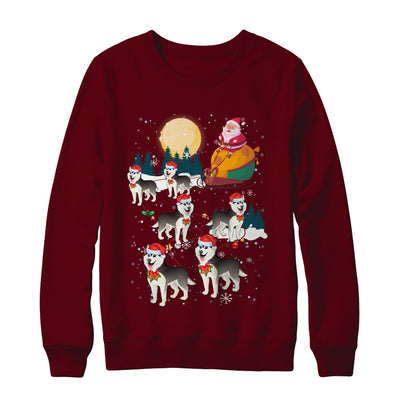 Dog Reindeer Siberian Husky Christmas Gift T-Shirt & Sweatshirt | Teecentury.com