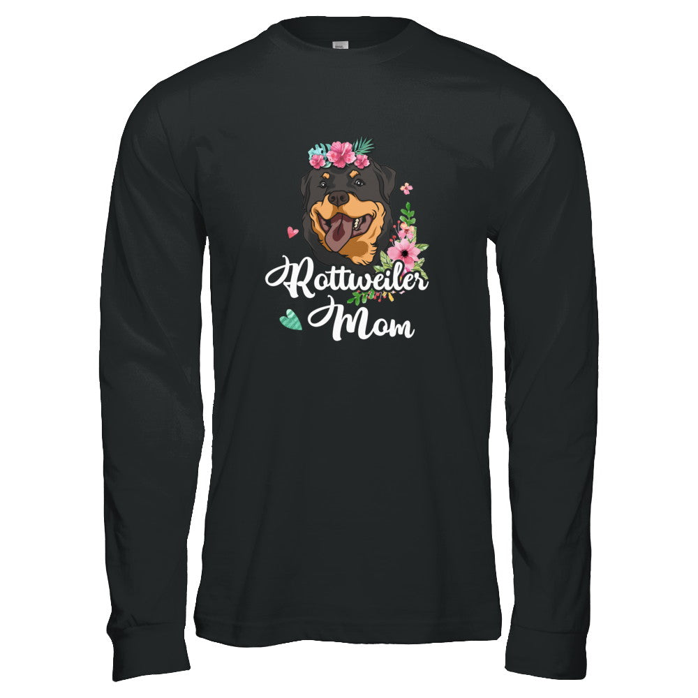 Rottweiler Mom Funny Dog Mom Gift Idea T-Shirt & Tank Top | Teecentury.com