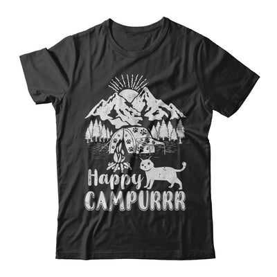 Cats Purr Happy Camppur Camper Camping T-Shirt & Hoodie | Teecentury.com