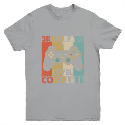 3rd Grade Graduation Level Complete Video Games Boy Kids Youth Shirt | teecentury