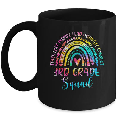 3rd Grade Teacher Squad Tie Dye Rainbow Back To School Mug Coffee Mug | Teecentury.com