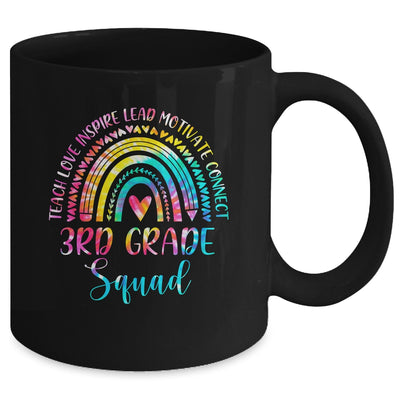3rd Grade Teacher Squad Tie Dye Rainbow Back To School Mug Coffee Mug | Teecentury.com