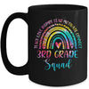 3rd Grade Teacher Squad Tie Dye Rainbow Back To School Mug Coffee Mug | Teecentury.com