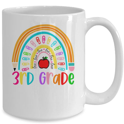 3rd Teacher Rainbow First Day Of Back To School Mug | teecentury