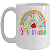 3rd Teacher Rainbow First Day Of Back To School Mug | teecentury