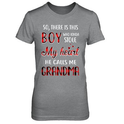 This Boy Who Kinda Stole My Heart He Calls Me Grandma T-Shirt & Hoodie | Teecentury.com