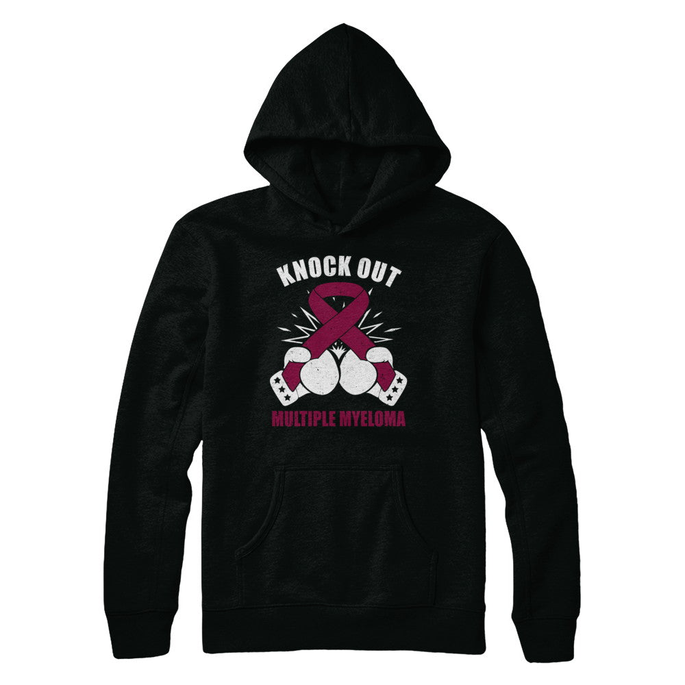 Boxing knock out Multiple Myeloma Awareness Support T-Shirt & Hoodie | Teecentury.com