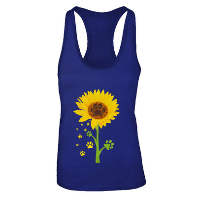 Funny Sunflower Cat Dog Paw Lover T-Shirt & Tank Top | Teecentury.com