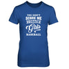 You Don't Scare Me I Coach Girls Baseball T-Shirt & Tank Top | Teecentury.com