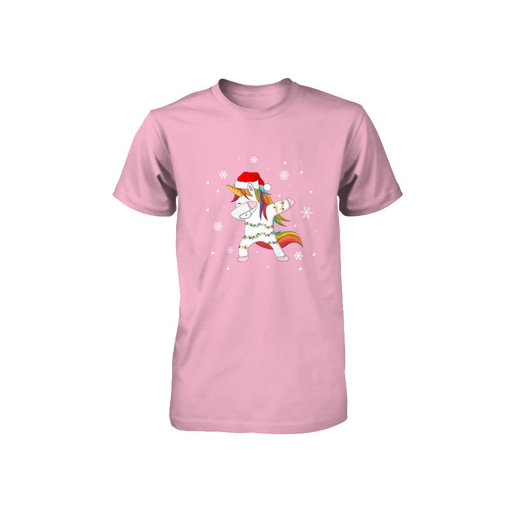 Dabbing Unicorn Ugly Christmas Sweater Girls Youth Youth Shirt | Teecentury.com