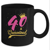 40 And Quarantined 40th Birthday Queen Gift Mug Coffee Mug | Teecentury.com