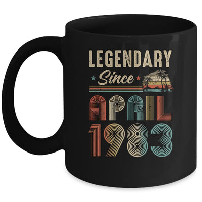 40 Years Old Legendary Since April 1983 40th Birthday Mug | teecentury