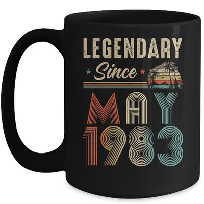 40 Years Old Legendary Since May 1983 40th Birthday Mug | teecentury