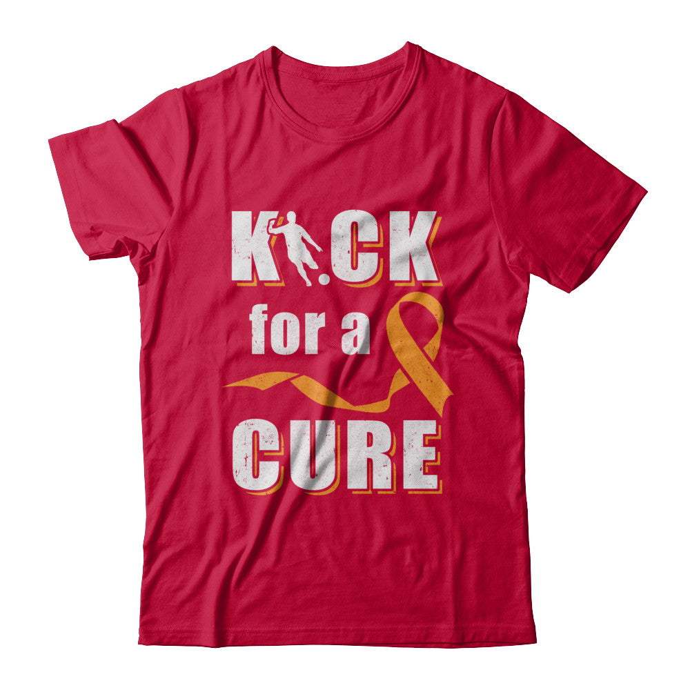 Kick For A Cure Soccer Orange Multiple Sclerosis Awareness T-Shirt & Hoodie | Teecentury.com