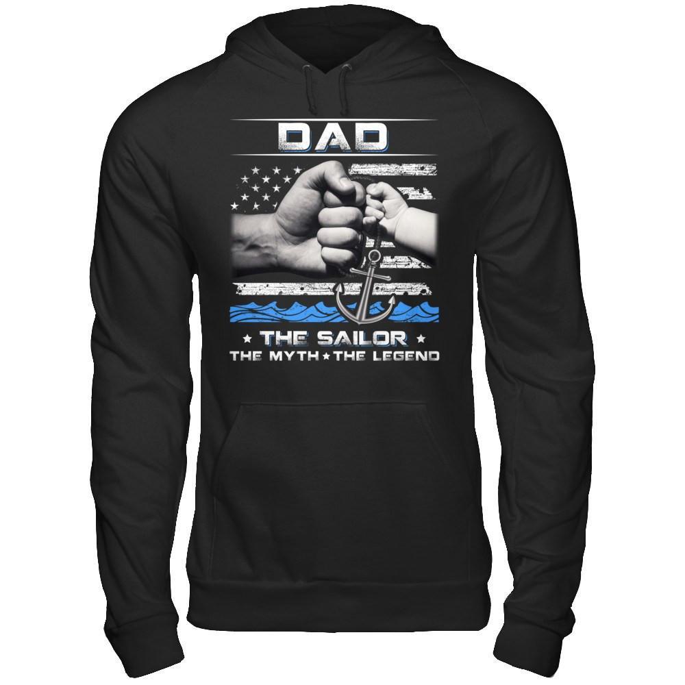 Veteran Dad The Sailor The Myth The Legend T-Shirt & Hoodie | Teecentury.com