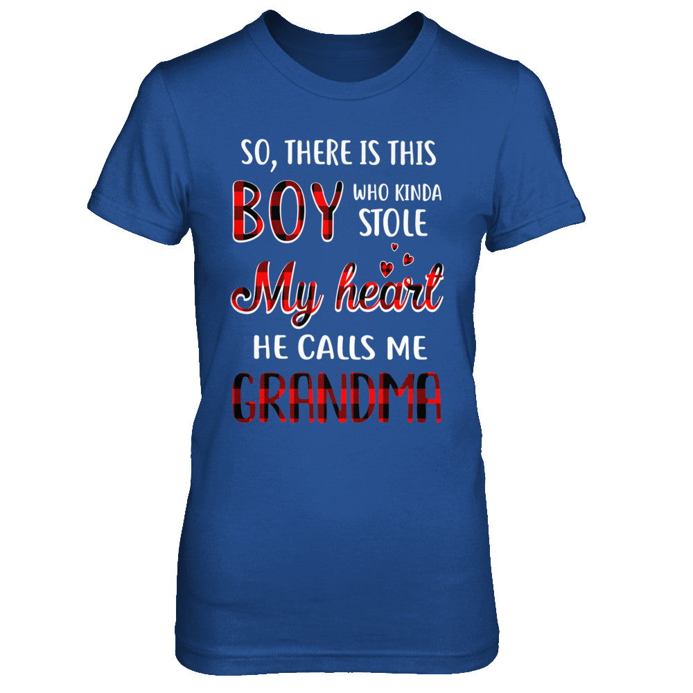 This Boy Who Kinda Stole My Heart He Calls Me Grandma T-Shirt & Hoodie | Teecentury.com