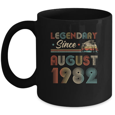 40th Birthday 40 Years Old Legendary Since August 1982 Mug Coffee Mug | Teecentury.com
