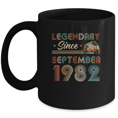 40th Birthday 40 Years Old Legendary Since September 1982 Mug Coffee Mug | Teecentury.com