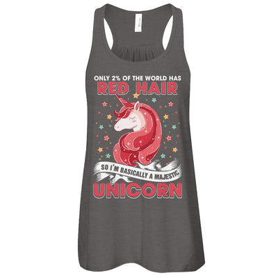 Only 2 Percent Of The World Has Red Hair Majestic Unicorn T-Shirt & Tank Top | Teecentury.com