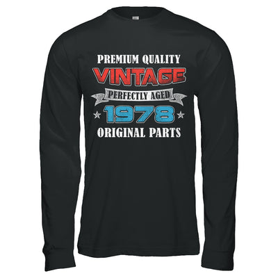 Vintage Premium Prefectly Aged 1978 44th Birthday Gift T-Shirt & Hoodie | Teecentury.com