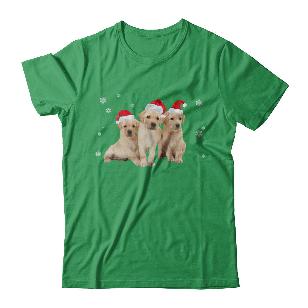Funny Yellow Labrador Puppies Christmas Dog Gift T-Shirt & Hoodie | Teecentury.com