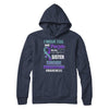 I Wear Teal Purple For My Sister Suicide Prevention T-Shirt & Hoodie | Teecentury.com