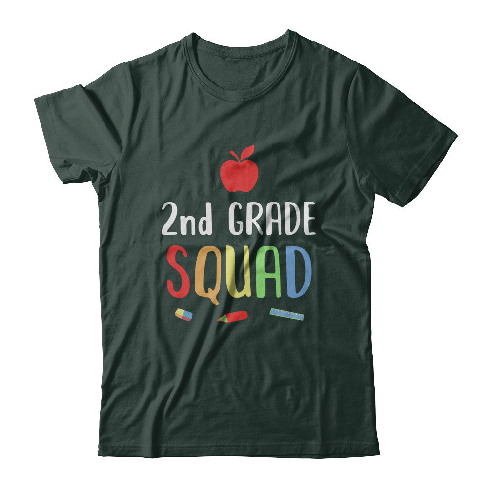 2nd Grade Squad Back To School Teacher Second Grade T-Shirt & Hoodie | Teecentury.com