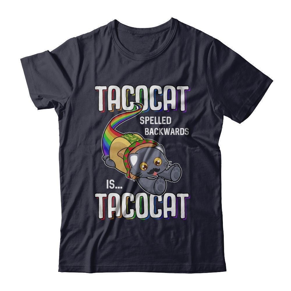 Funny Taco Cat Tacocat Spelled Backwards Is Tacocat Cat T-Shirt & Hoodie | Teecentury.com