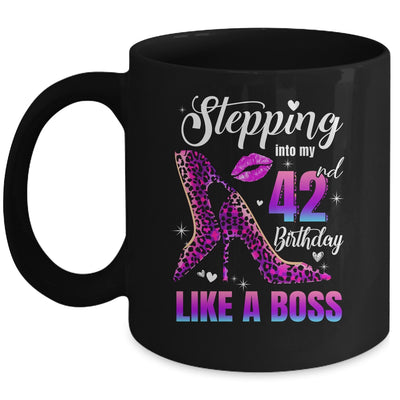 42 And Fabulous High Heels Stepping Into My 42nd Birthday Mug | teecentury