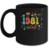 42 Years Old Vintage 1981 42nd Birthday Tee Wildflower Mug | teecentury