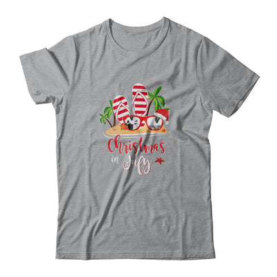 Flip Flop Sunglasses Christmas In July Summer Vacation Beach T-Shirt & Tank Top | Teecentury.com