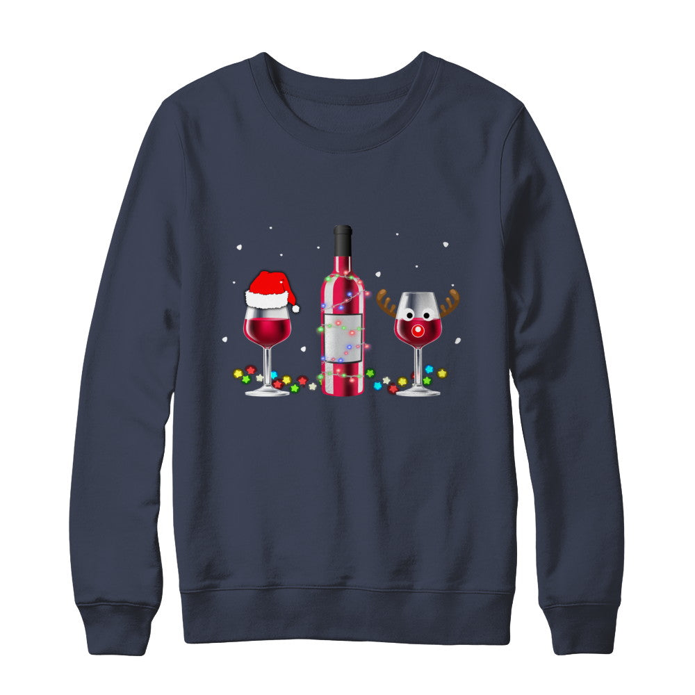 Xmas Merry Christmas Wine Winey Gift T-Shirt & Sweatshirt | Teecentury.com