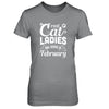 Real Cat Ladies Are Born In February Cat Day T-Shirt & Tank Top | Teecentury.com