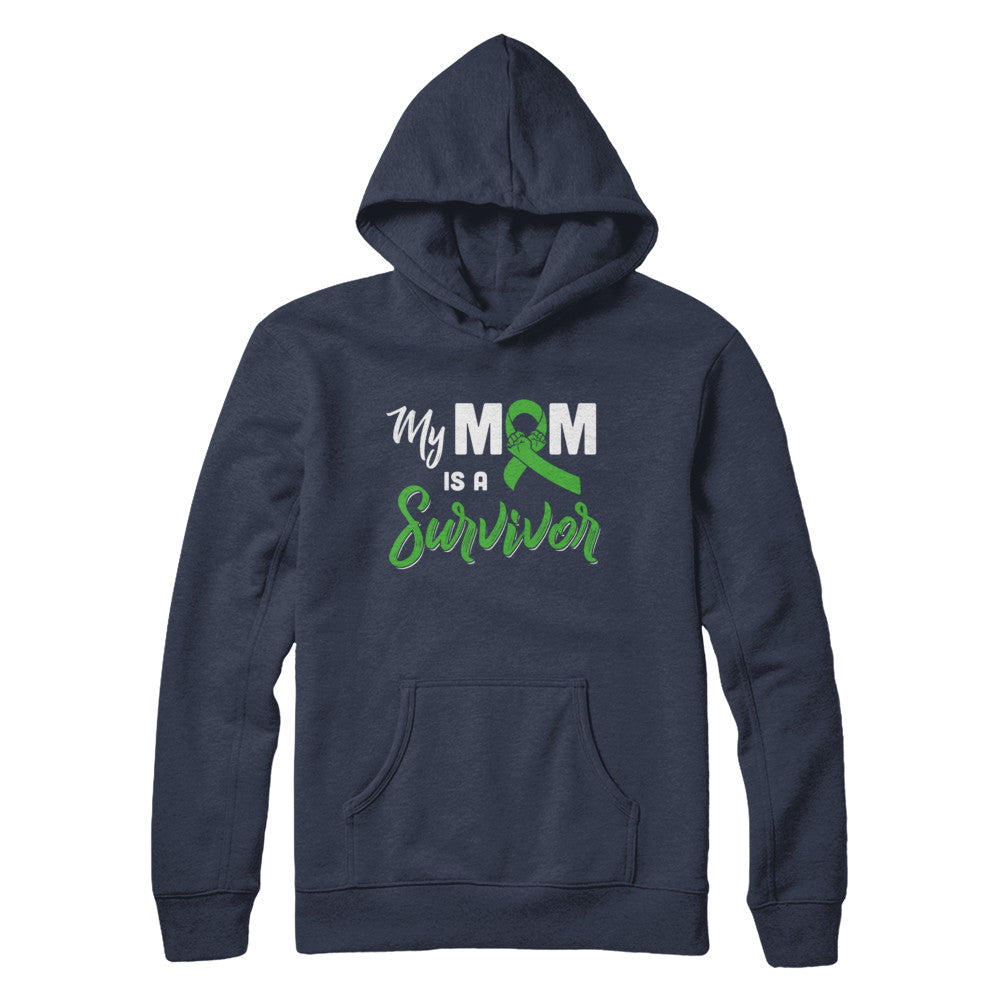 My Mom Is A Survivor Lymphoma Son Daughter T-Shirt & Hoodie | Teecentury.com