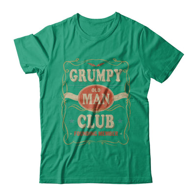 Papa Grumpy Old Man Club Founding Member Fathers Day T-Shirt & Hoodie | Teecentury.com